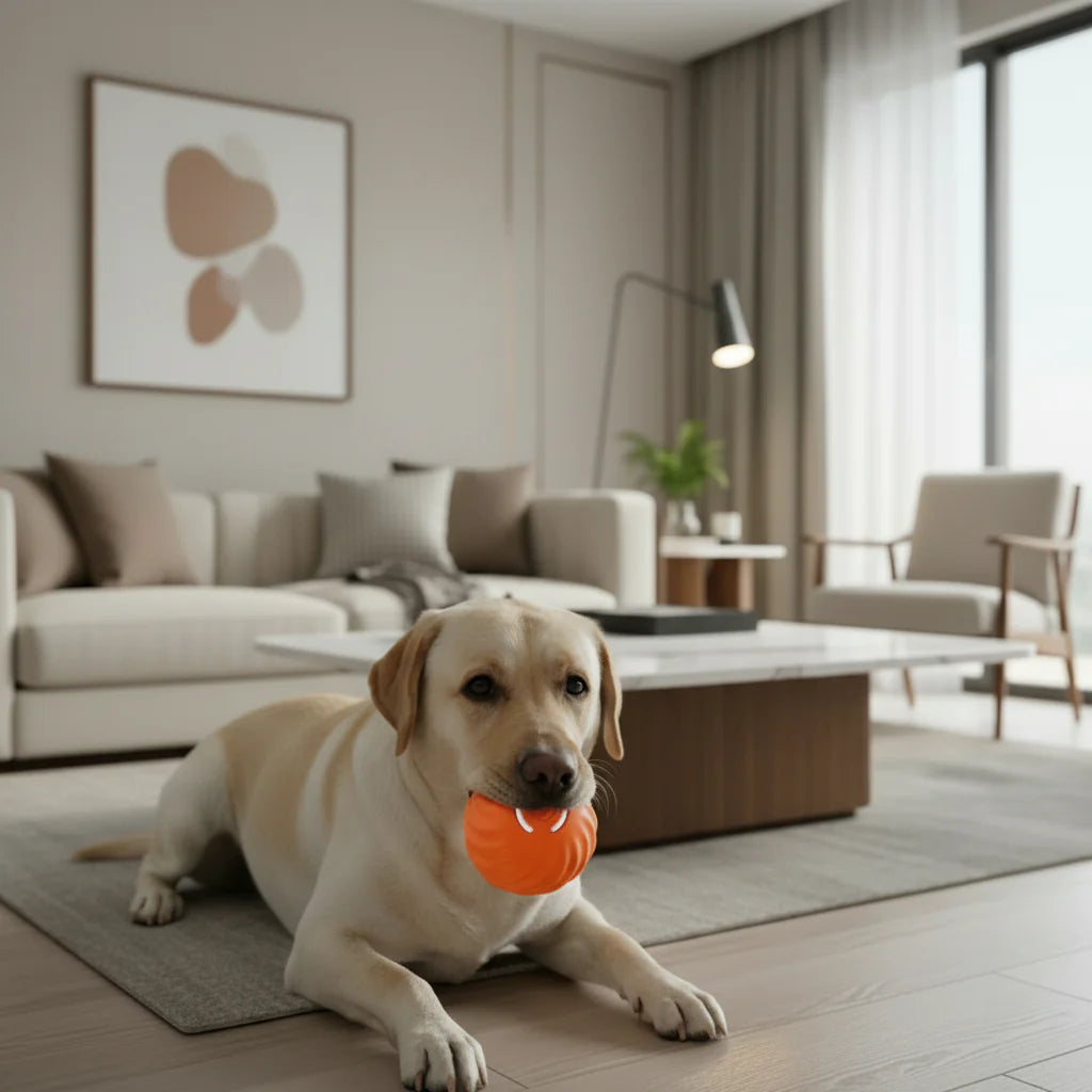 Interactive Rechargeable Bouncing Dog Ball – Hapi Warehouse