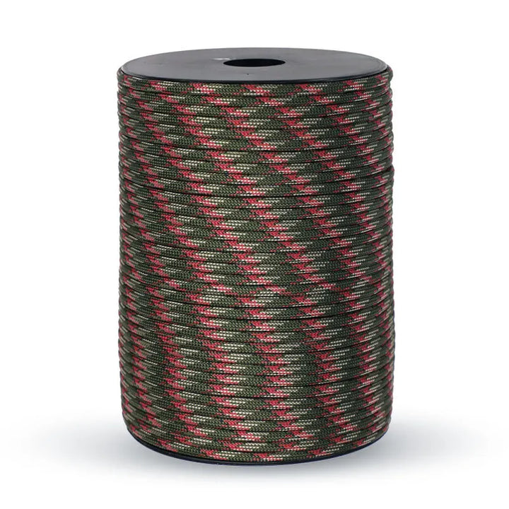100m Survival Paracord – 9-Strand Military 550 Paracord Rope for Outdoor Activities & Crafts
