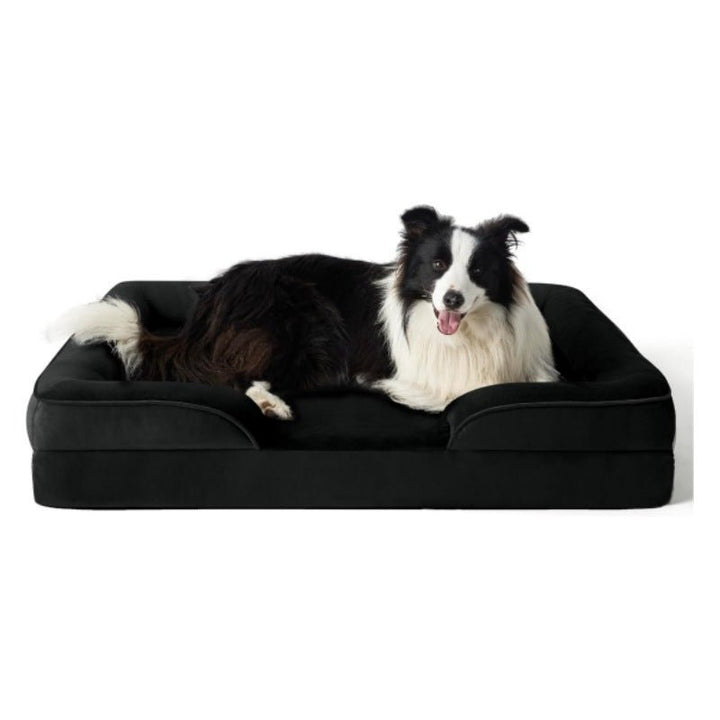 Orthopedic Dog Bed with Removable Velvet Cover