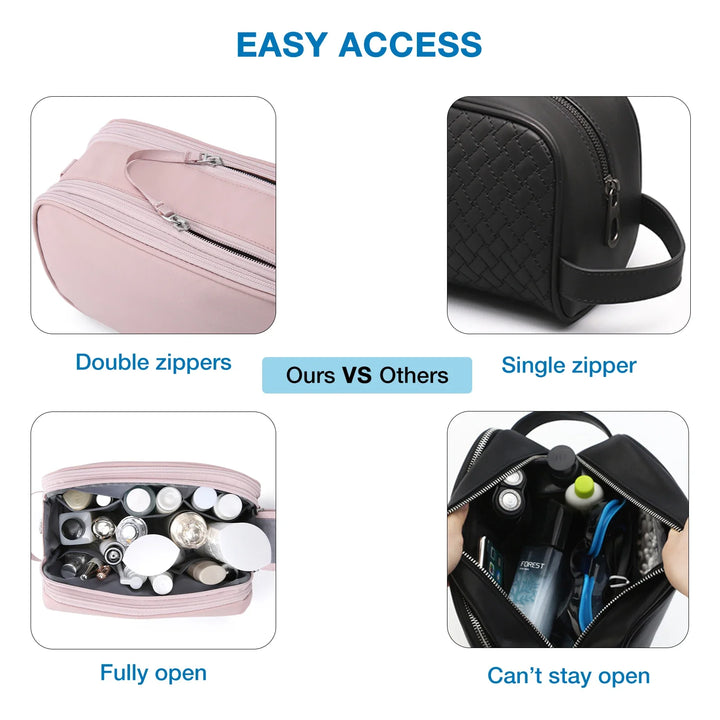 Waterproof Cosmetic Bag for Men & Women | Lightweight Toiletry Bag in S/M/L | Travel Accessory for Toiletries & Makeup | Unisex Travel Organizer