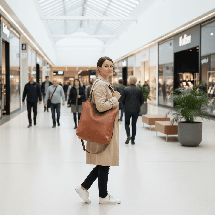Women's Shoulder Bag Crafted from Soft Faux Leather