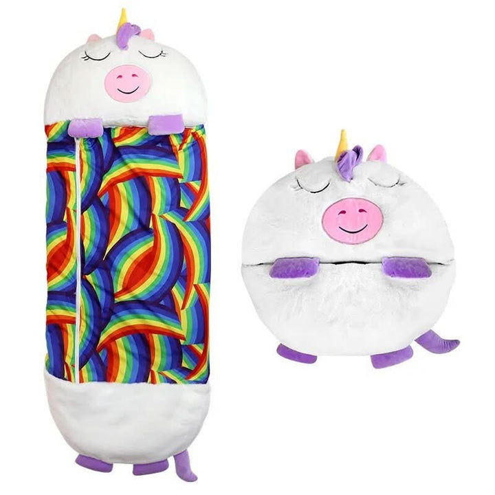 2-in-1 Plush Toy Sleeping Bag for Kids