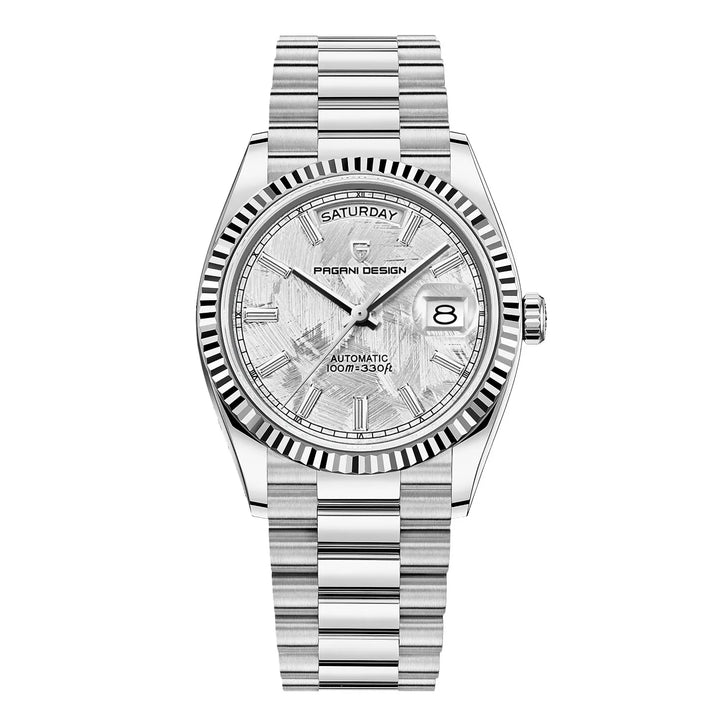Premium Men's Automatic Watch – Stainless Steel, Self-Winding, Calendar Feature – Versatile Style for Any Occasion