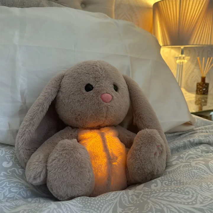 Breathing Stuffed Animal | Comforting Stuffed Bunny for Relaxation and Well-Being