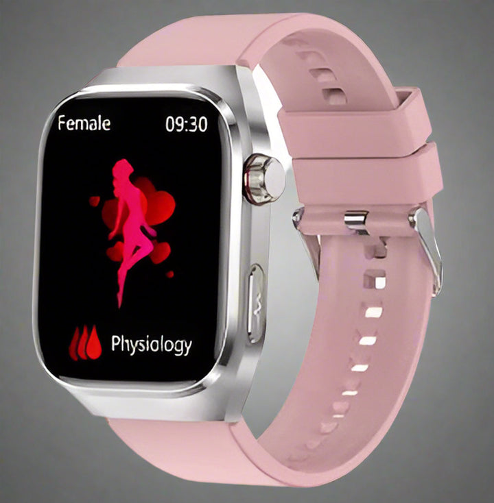 Smartwatch for Blood Sugar Monitoring, ECG, Uric Acid Measurement, Bluetooth Connectivity