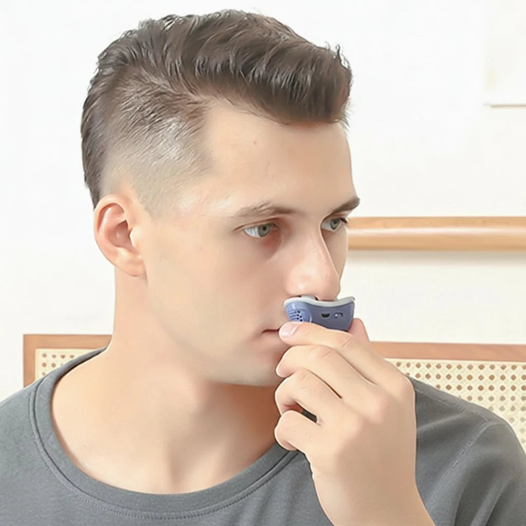 Compact CPAP Device for Snoring and Sleep Apnea Relief