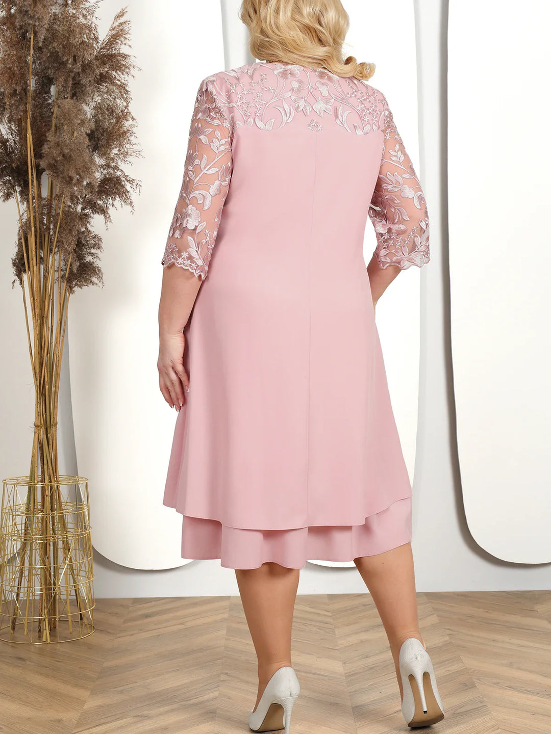 Plus Size Autumn Banquet Dress