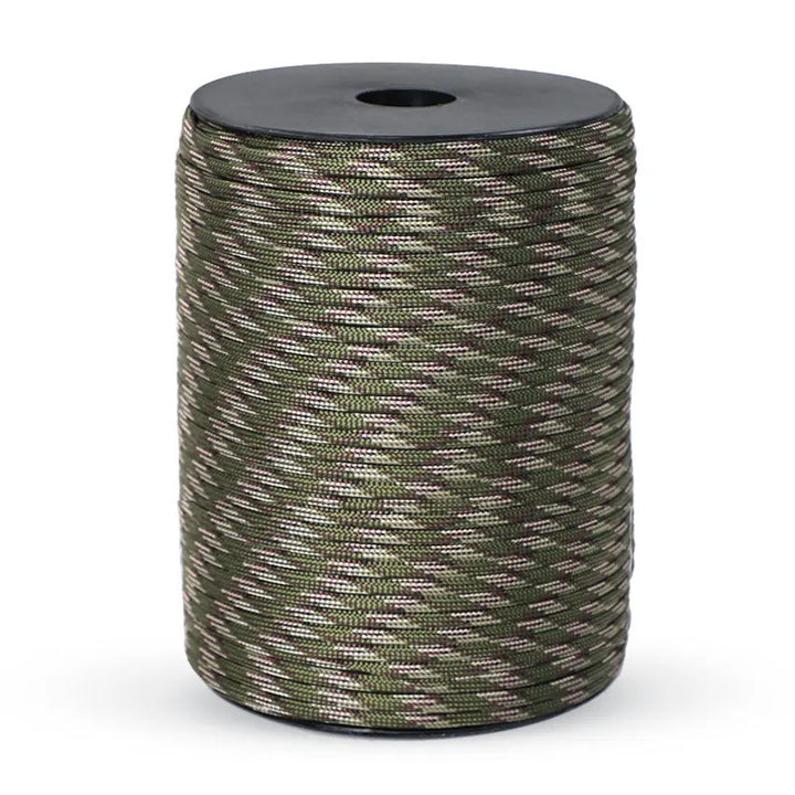 100m Survival Paracord – 9-Strand Military 550 Paracord Rope for Outdoor Activities & Crafts