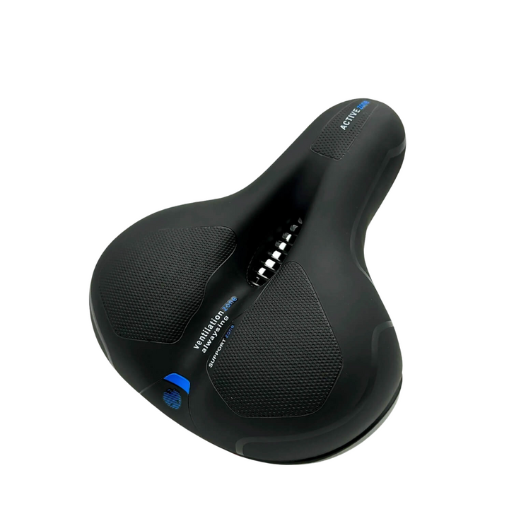 CloudComfort Pro Bicycle Seat | Pressure-Relieving Memory Foam | Black