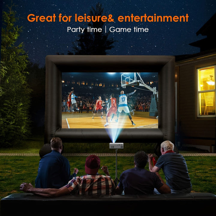 High-Intensity Mini Projector 3000 Lumens – Compact, HDTV & USB Compatible, Perfect for Home Theater & Outdoor Use!