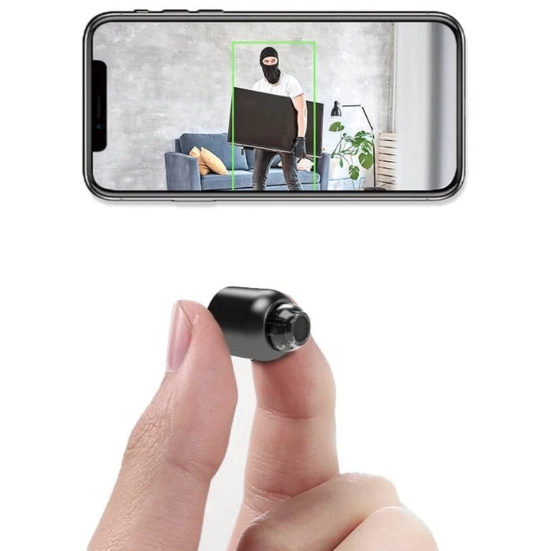 Compact WiFi Camera with Night Vision, 1080P Video, and Clear Audio