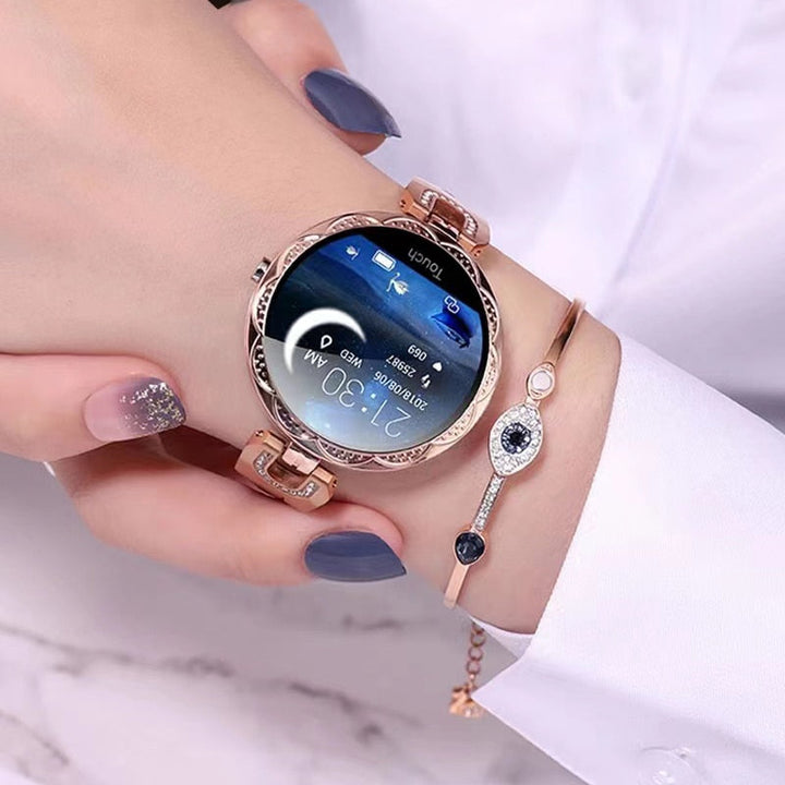 Waterproof Women's Fitness Smartwatch with Pulse Monitoring