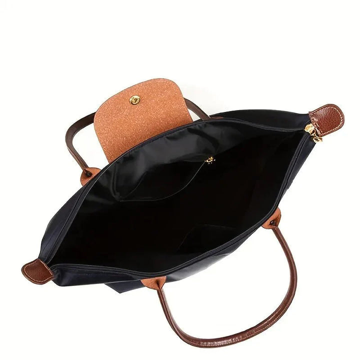Women's Shoulder Bag Handbag | Button Closure