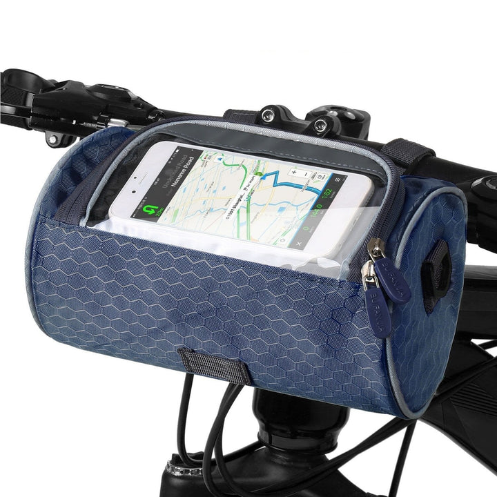Compact Bike Handlebar Bag with Phone Pocket – Convenient Storage for On-the-Go