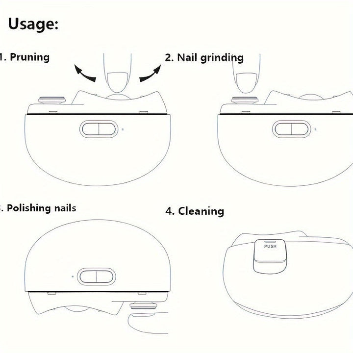 Intelligent Electric Nail Clipper – Safe and Easy to Use