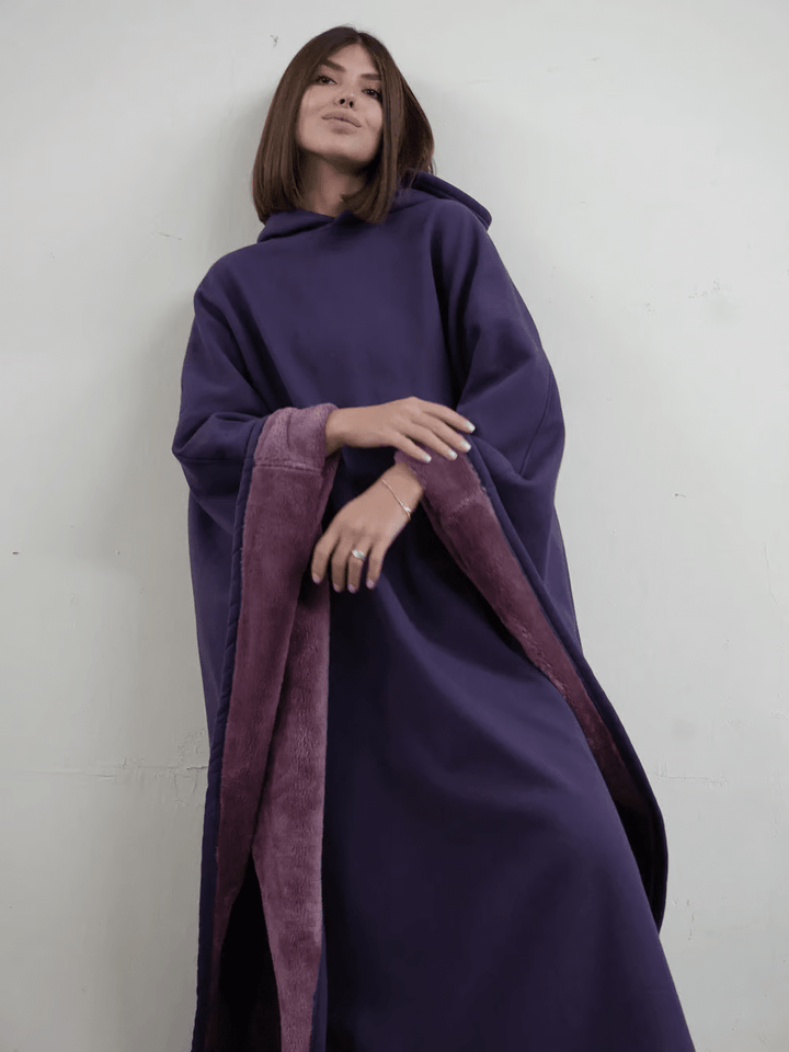 Hoodie Calming Blanket Oversize Soft Fabric