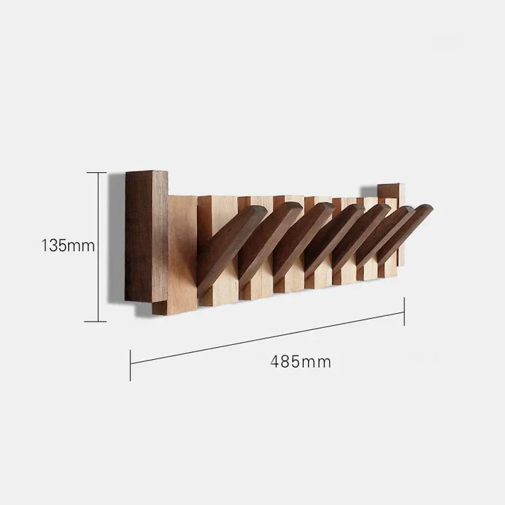 Wooden Piano Coat Rack - Elegant Design