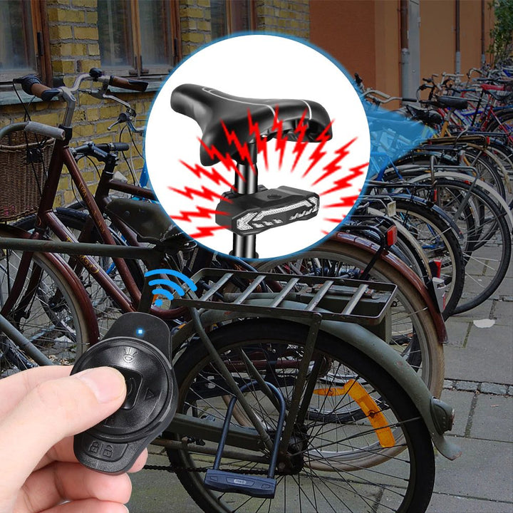 Smart Bicycle Rear Light with Alarm Function