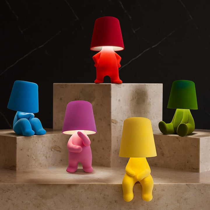 Children's Room Table Lamp | Modern Night Light | Glow-In-The-Dark Table Light