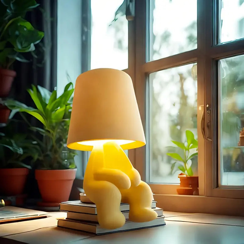 Children's Room Table Lamp | Modern Night Light | Glow-In-The-Dark Table Light