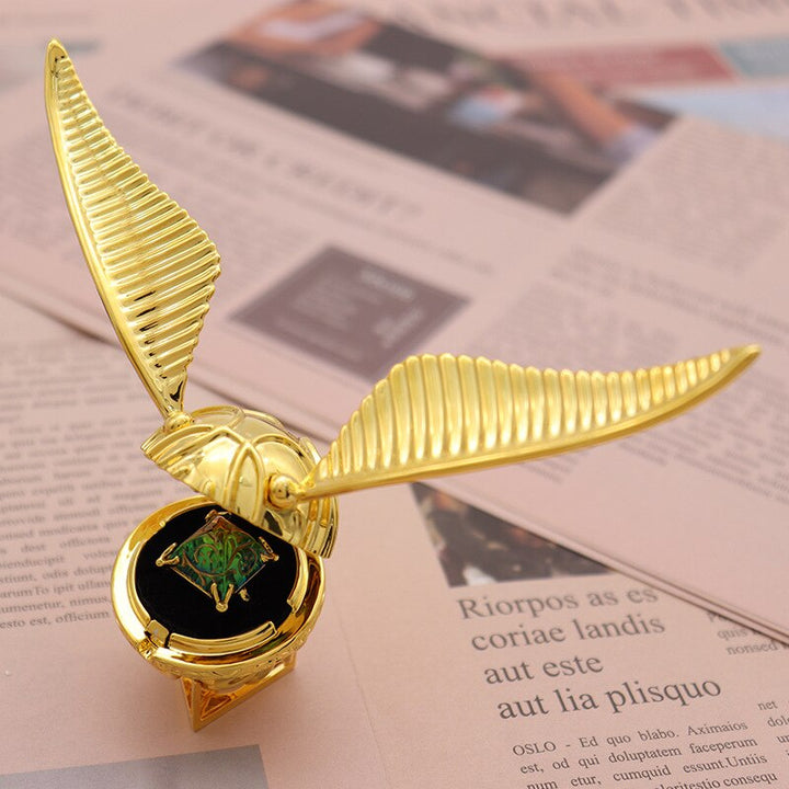 Gold Plated 18k Treasure Ring Box with Movable Design | Luxury Jewelry