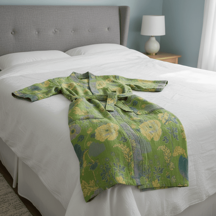 Organic Cotton Kimono Bathrobe for Breathable Comfort