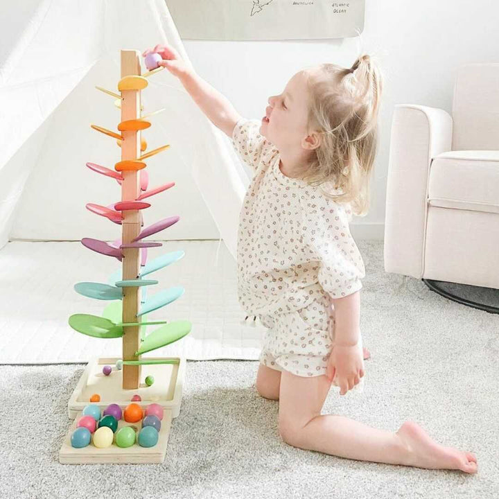Wooden Ball Track for Children Aged 1 and Up