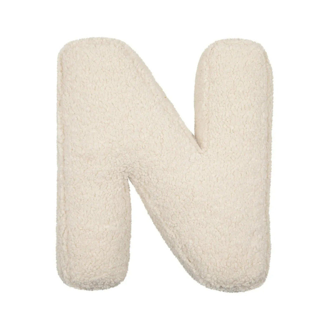 Customizable Plush Letter Cushion - Soft Decorative Accent for Sofa or Kids' Room