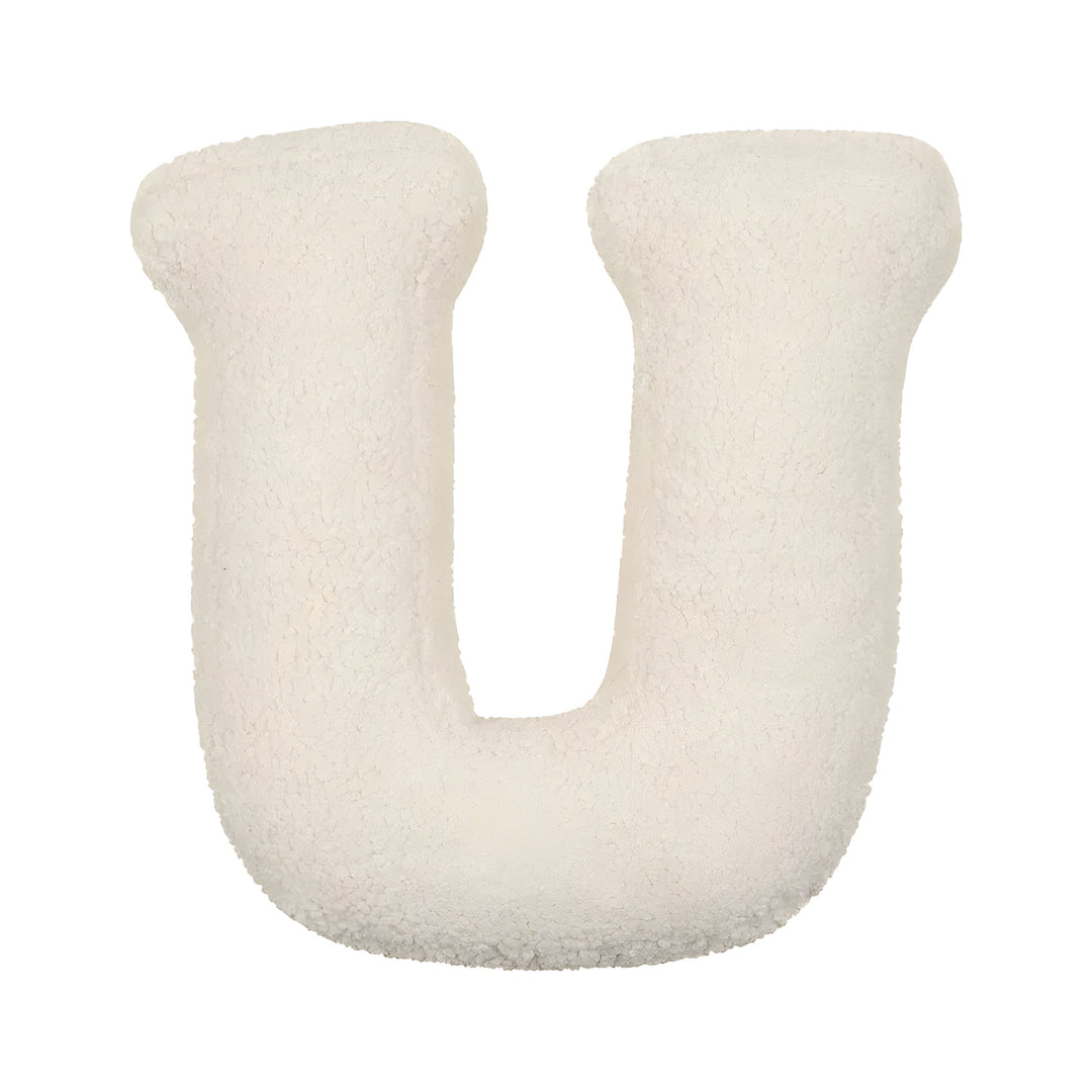 Customizable Plush Letter Cushion - Soft Decorative Accent for Sofa or Kids' Room