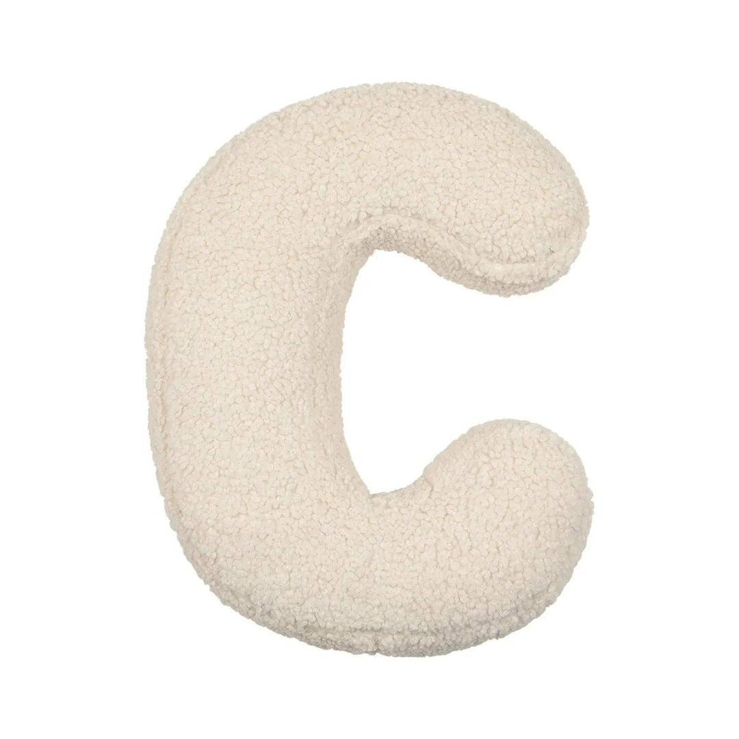 Customizable Plush Letter Cushion - Soft Decorative Accent for Sofa or Kids' Room