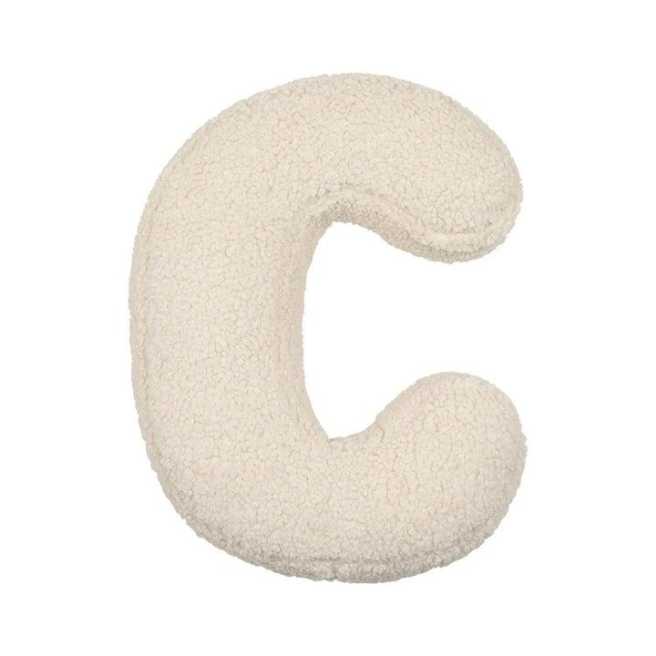 Customizable Plush Letter Cushion - Soft Decorative Accent for Sofa or Kids' Room