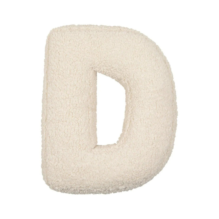 Customizable Plush Letter Cushion - Soft Decorative Accent for Sofa or Kids' Room