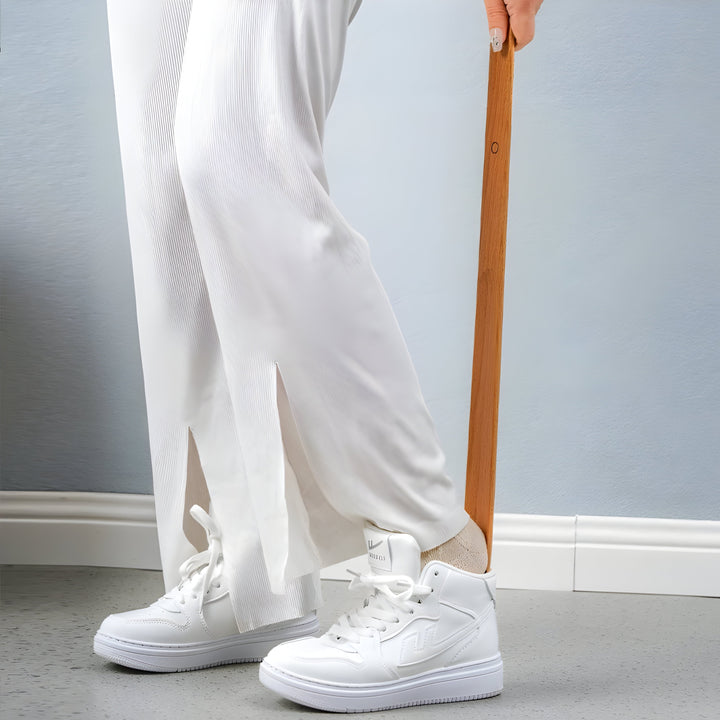 Magnetic Wooden Long Shoe Horn
