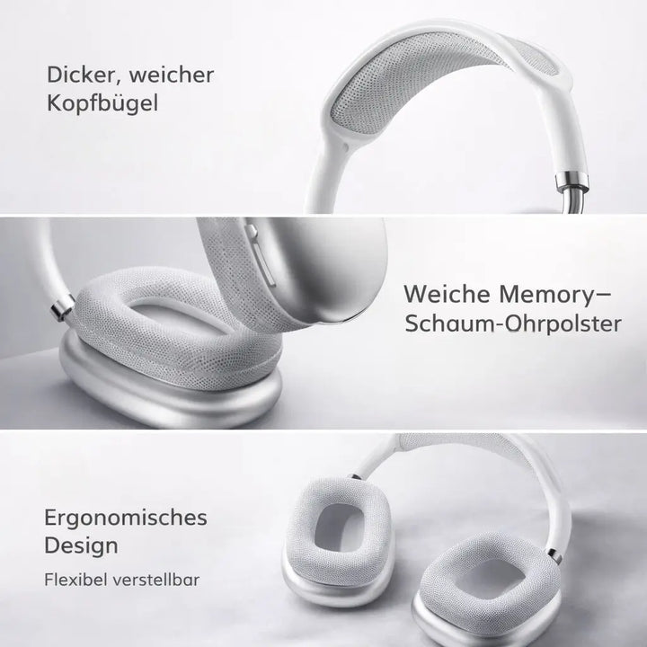 Over-Ear Bluetooth Noise Cancelling Headphones with Active Noise Cancellation (ANC)
