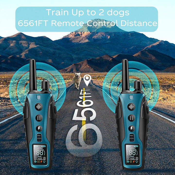 Advanced Remote Dog Training Collar with 2000-Metre Range