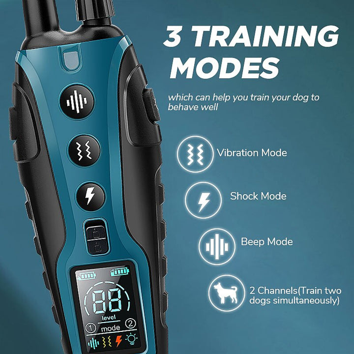 Advanced Remote Dog Training Collar with 2000-Metre Range