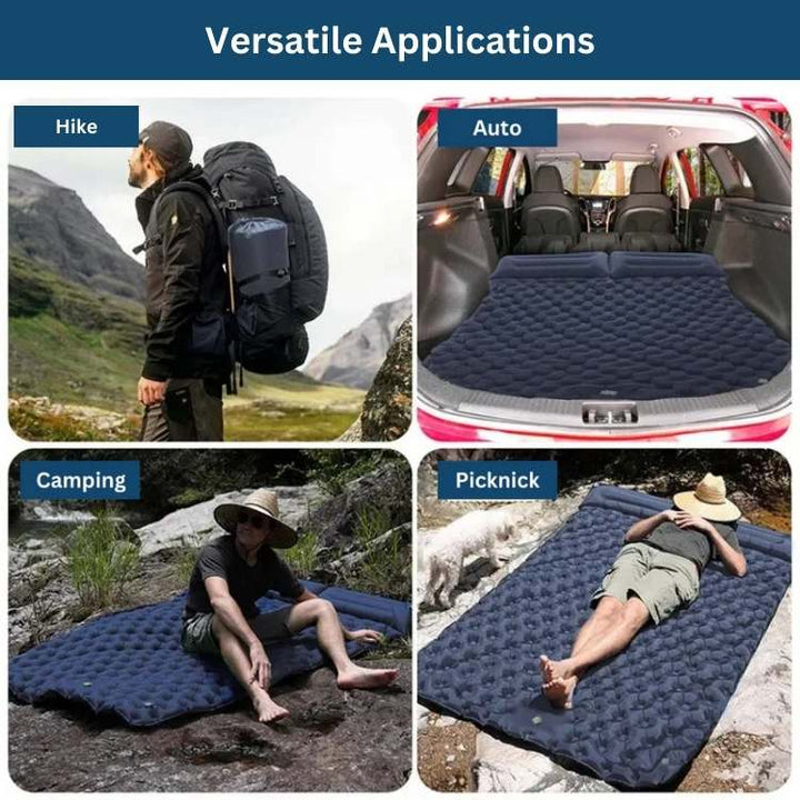 Double Air Mattress – Quick Inflation, Lightweight & Durable